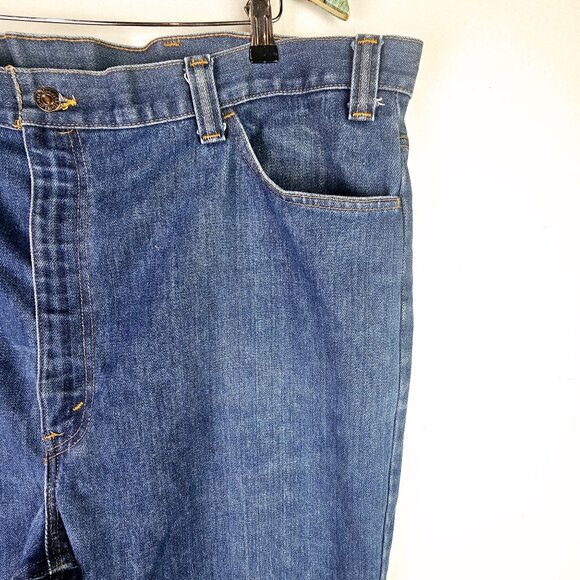 Vintage 70's Levi's for Men Orange Tab, Wide Leg, Mid-Wash, Size 46 X 29 - Picture 6 of 12